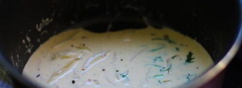 жюльен с крышечками из слоеного теста. Шаг 3