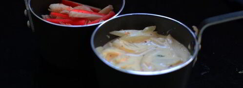 жюльен с крышечками из слоеного теста. Шаг 4