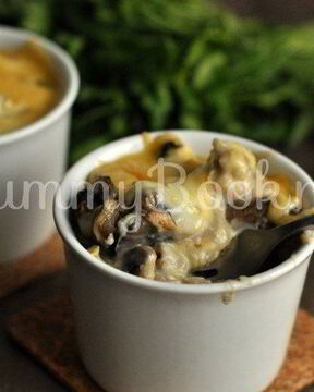 Жюльен с курицей и грибами