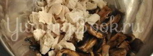 жюльен с курицей и грибами. Шаг 8